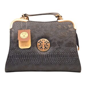 حقيبة جلد للنساء من ديسانو 831 - لون كحلي  ، جلد الاناكوندا صناعة تركية