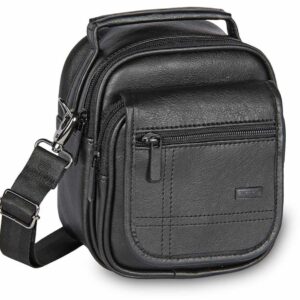 حقيبة يد رجالية سوداء جلدية - صناعة تركية