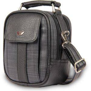 حقيبة يد رجالية سوداء جلدية - صناعة تركية