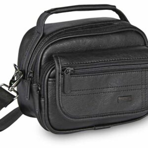 حقيبة يد رجالية سوداء جلدية - صناعة تركية