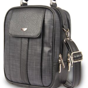 حقيبة يد رجالية سوداء جلدية - صناعة تركية