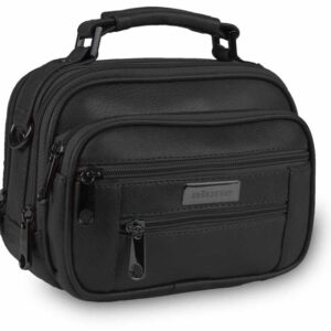 حقيبة يد رجالية سوداء جلدية - صناعة تركية