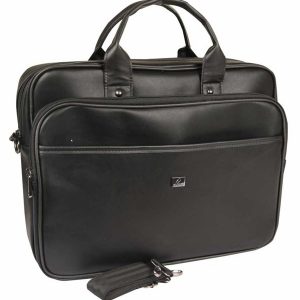 حقيبة يد رجالية سوداء جلدية- صناعة تركية