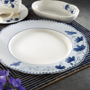 طقم صحون 36 قطعة – زخرفة نباتية – صناعة تركية