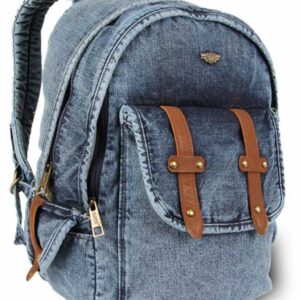 حقيبة ظهر جنز لون ثلجي  صناعة تركية