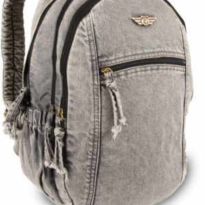 حقيبة ظهر جنز لون صخري _ صناعة تركية