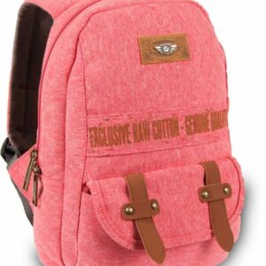 حقيبة ظهر قطن لون زهرة الرمان صناعة تركية