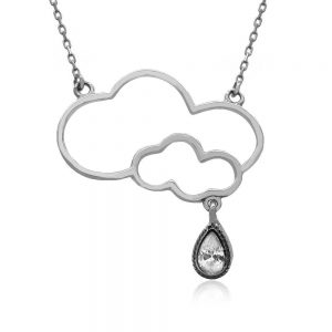 سنسال فضة على شكل سحابة - صناعة تركية