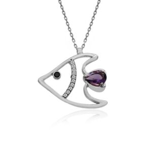 سنسال فضة على شكل سمكة - صناعة تركية