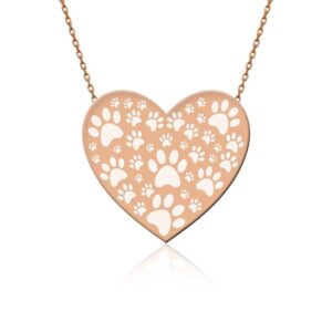 سنسال فضة على شكل قلب - صناعة تركية