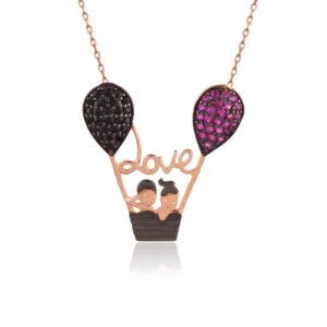 سنسال فضة على شكل منطاد - صناعة تركية