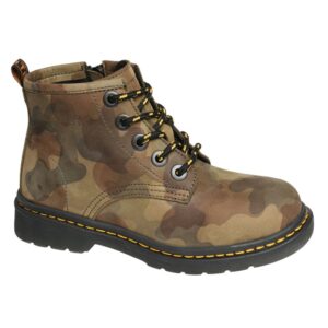 جزمة للاطفال لون تمويهي كاكي تصميم حديث _ صناعة تركية