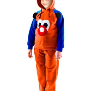 طقم ملابس نوم برتقالية للأطفال - صناعة تركية