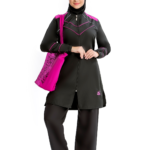 ملابس سباحة نسائية سوداء تصميم حديث و رائع – صناعة تركية