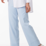 بنطال نسائي أزرق (سماوي) تصميم جذاب - صناعة تركية