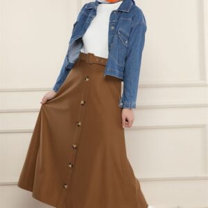 تنورة نسائية بنية – صناعة تركية