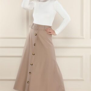 تنورة نسائية بيج - صناعة تركية