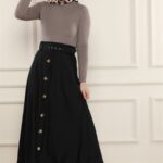 تنورة نسائية سوداء - صناعة تركية