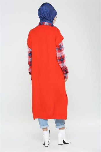 سترة نسائية برتقالية - صناعة تركية