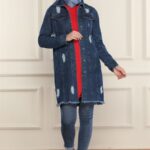 سترة نسائية جينز تصميم حديث و راقي – صناعة تركية