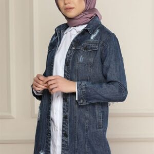 سترة نسائية جينز تصميم رائع و جذاب - صناعة تركية