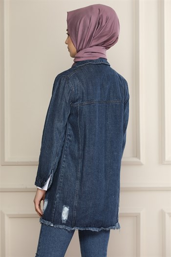 سترة نسائية جينز تصميم رائع و جذاب - صناعة تركية