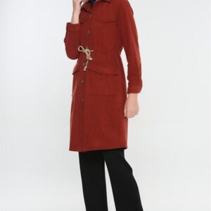 سترة نسائية حمراء داكنة - صناعة تركية