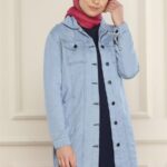 سترة نسائية زرقاء سماوية - صناعة تركية