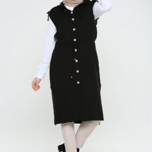 سترة نسائية سوداء تصميم جذاب - صناعة تركية