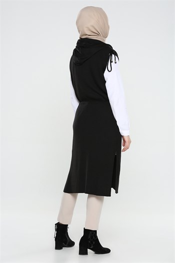 سترة نسائية سوداء تصميم جذاب - صناعة تركية