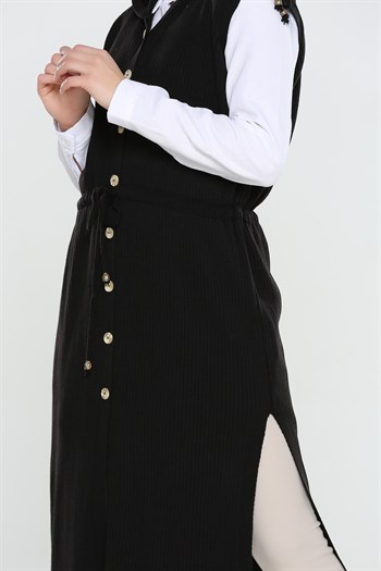 سترة نسائية سوداء تصميم جذاب - صناعة تركية