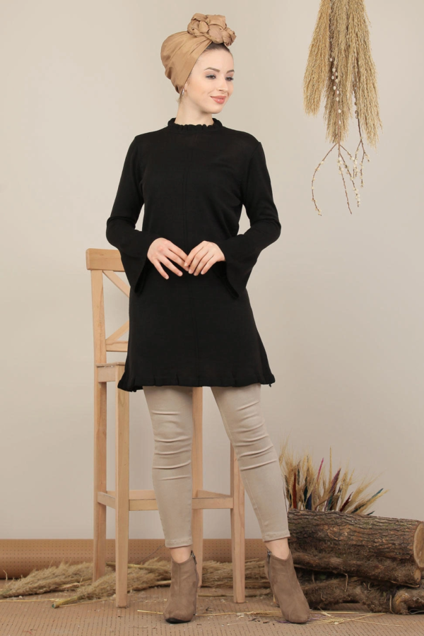 سترة نسائية سوداء تصميم رائع و جذاب - صناعة تركية