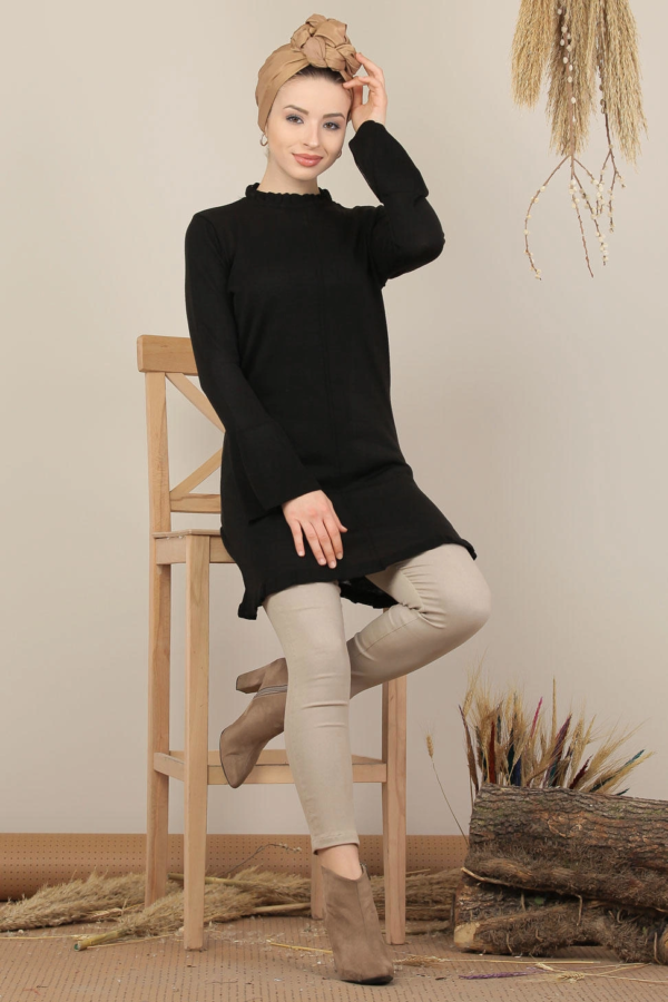 سترة نسائية سوداء تصميم رائع و جذاب - صناعة تركية