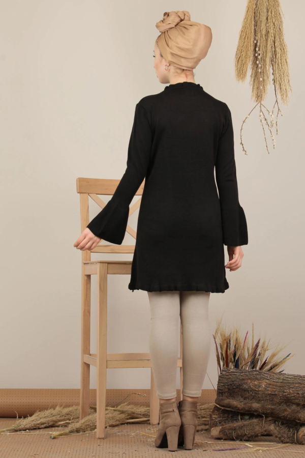 سترة نسائية سوداء تصميم رائع و جذاب - صناعة تركية