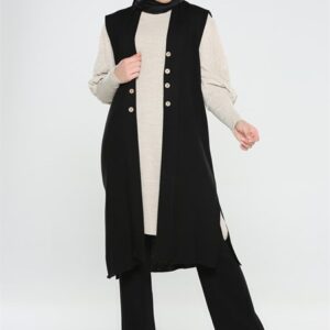 سترة نسائية سوداء - صناعة تركية