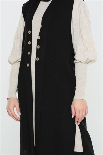 سترة نسائية سوداء - صناعة تركية