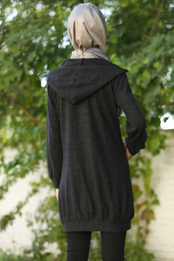 سترة نسائية صوفية سوداء - صناعة تركية