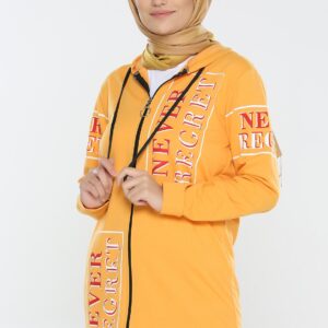 سترة نسائية صوفية صفراء (خردلي) - صناعة تركية