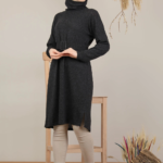 سترة نسائية طويلة سوداء - صناعة تركية