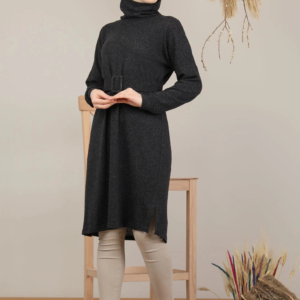 سترة نسائية طويلة سوداء - صناعة تركية