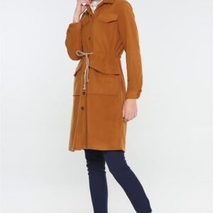 سترة نسائية عسلية تصميم رائع و جذاب - صناعة تركية