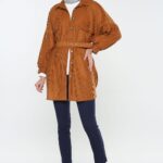 سترة نسائية قصيرة صفراء - صناعة تركية