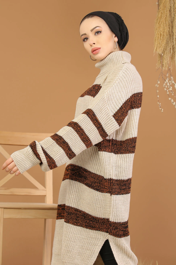 سترة نسائية محبوكة تصميم حديث و رائع – صناعة تركية