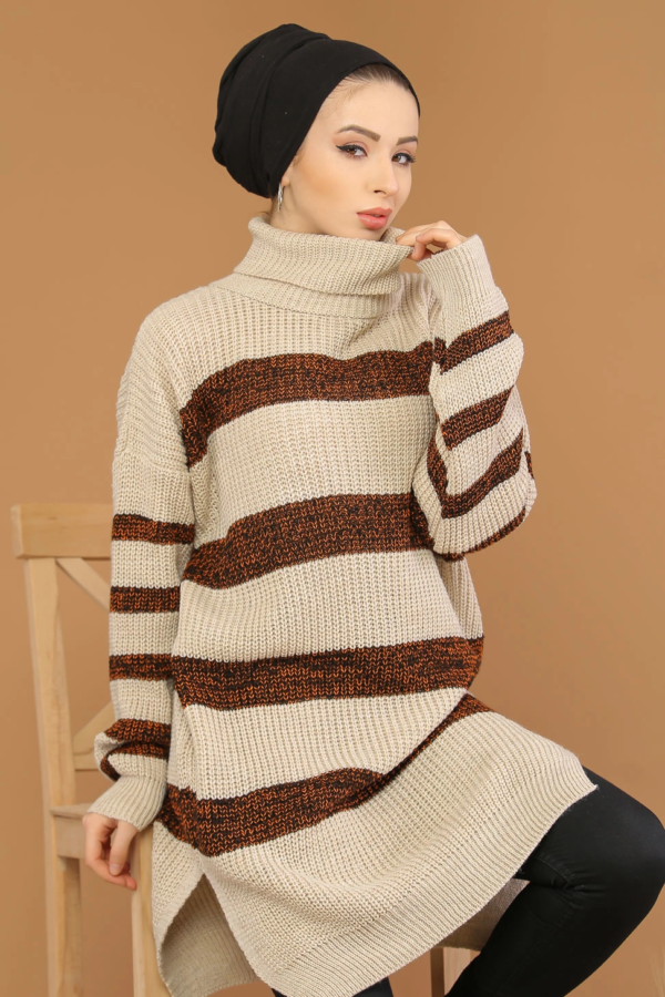 سترة نسائية محبوكة تصميم حديث و رائع – صناعة تركية