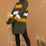 سترة نسائية محبوكة تصميم حديث و راقي - صناعة تركية