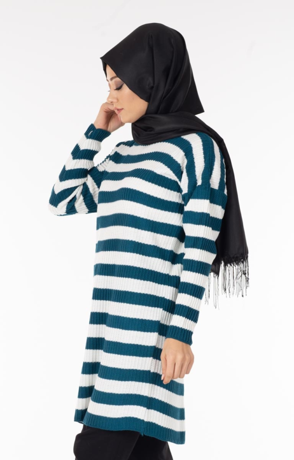 سترة نسائية مخططة تصميم جذاب – صناعة تركية