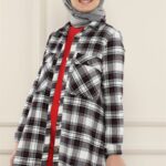 سترة نسائية مخططة تصميم حديث و جذاب - صناعة تركية