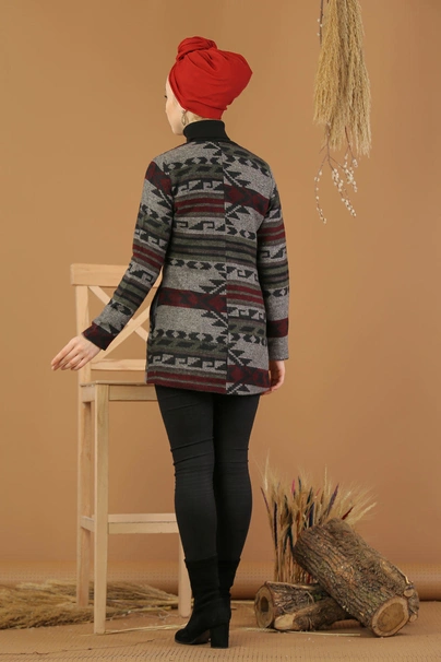 سترة نسائية مزخرفة مع رباط تصميم رائع و جذاب – صناعة تركية