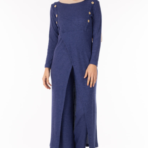 طقم نسائي كحلي تصميم جذاب - صناعة تركية