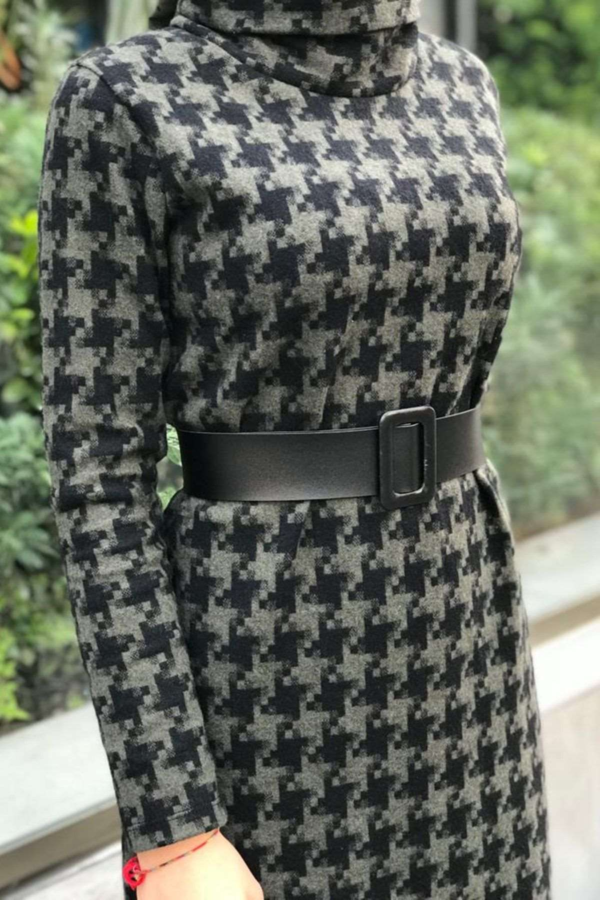 فستان نسائي مع رباط تصميم رائع و جذاب – صناعة تركية